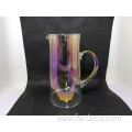 colored plating crystal drinking glass water jug